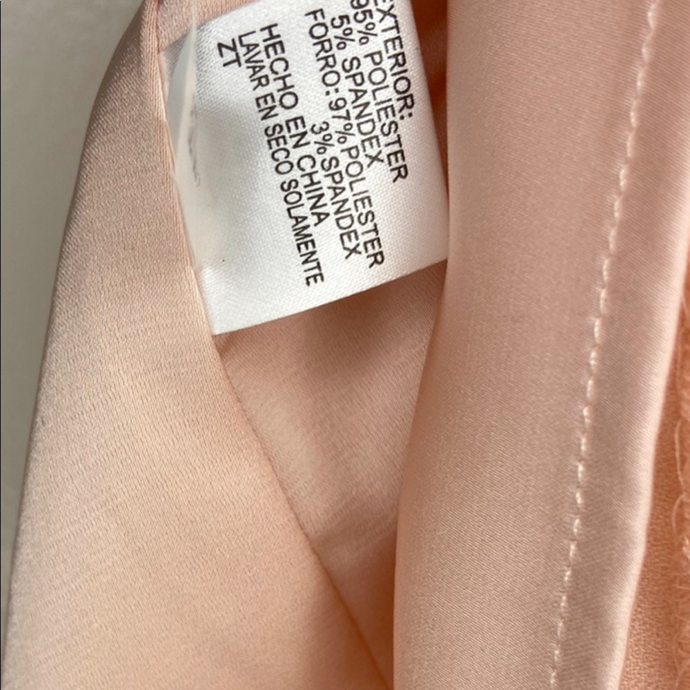 Gianna Bini Light Pink Peplum Dress - Picture 7 of 9